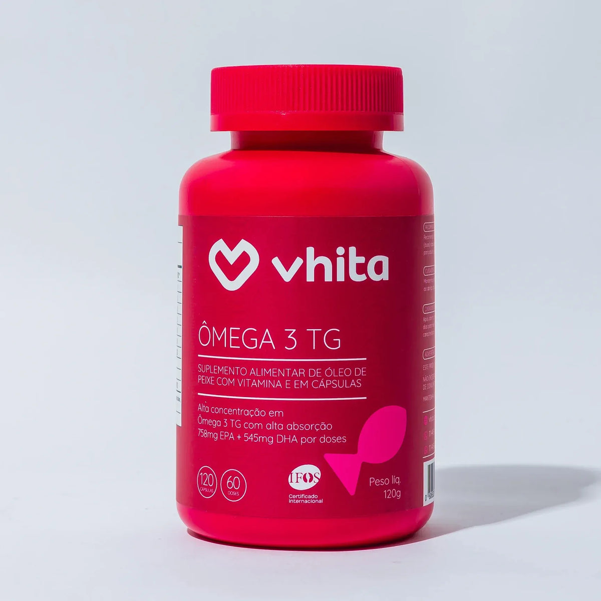 Ômega 3 IFOS TG 1000mg rico em EPA DHA com Vitamina E